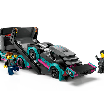 Race Car and Car Carrier Truck X Lego City 60406