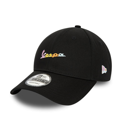 Vespa New Era Seasonal Black Baseball Cap