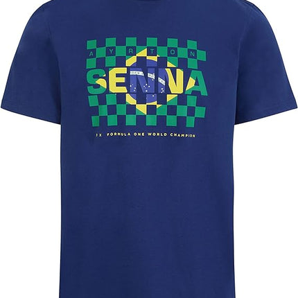 Ayrton Senna Men's Fanwear Flag T-Shirt