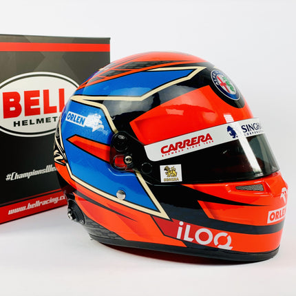 Kimi Raikkonen 2021 Alfa Romeo Bell 1:2 Mini Helmet