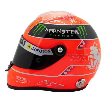 Michael Schumacher Final Helmet GP F1 2012 1:2 Mini Scale
