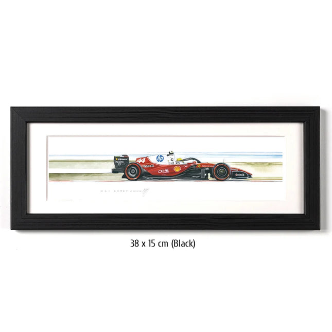 Scuderia Ferrari F1 Limited Edition Lewis Hamilton 2026 Racing Car Framed Print Artwork