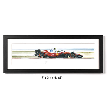 Scuderia Ferrari F1 Limited Edition Lewis Hamilton 2026 Racing Car Framed Print Artwork