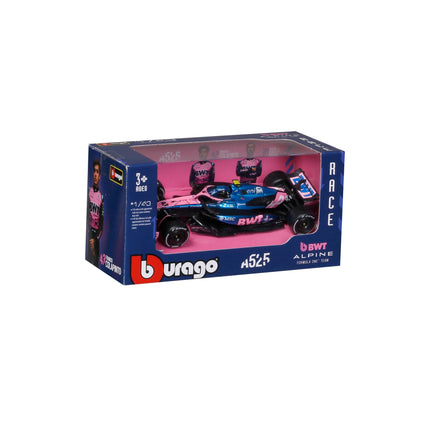 Bburago F1 BWT Alpine A525 2025 #43 Franco Colapinto – Scale 1:43
