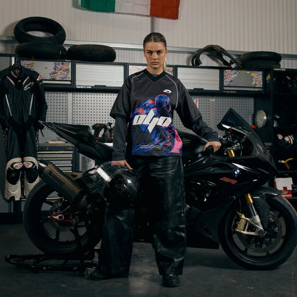 Quadrant Moto Collection 040 Oversized Jersey T-Shirt