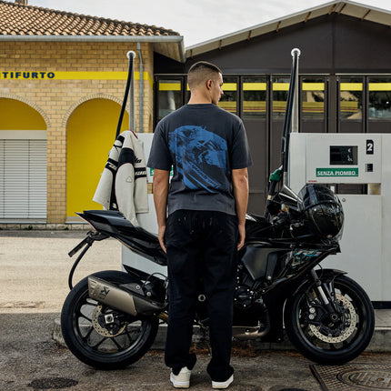 Quadrant Moto Collection Short Sleeve Boxy T-Shirt