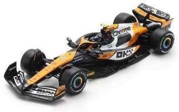 McLaren F1 Team Spark Model Lando Norris Singapore GP 1/64 Scale Model Racing Car 2024