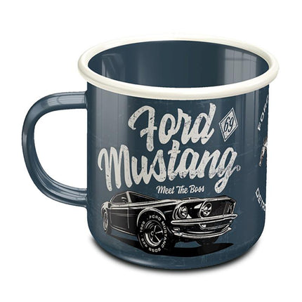 Ford Mustang The Boss Enamel Mug
