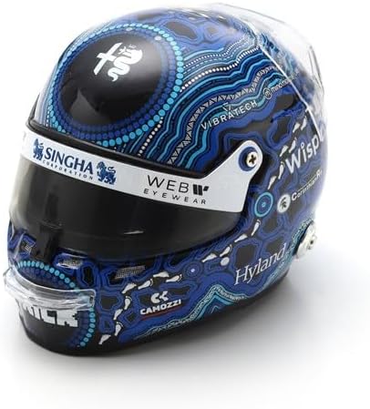 Alfa Romeo F1 Team Spark Model Valtteri Bottas Australian GP 1/5 Scale Mini Helmet 2023