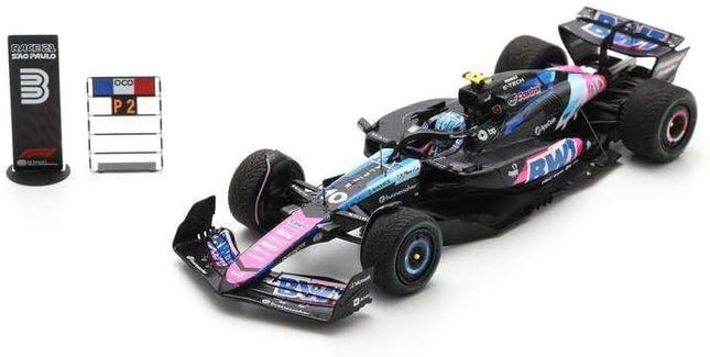 Alpine F1 Racing Spark Model Pierre Gasly Brazilian GP 1/43 Scale Model Racing Car