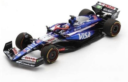 Visa Cash App Racing Bulls F1 Team Liam Lawson USA Special Edition 1/43 Scale Model Racing Car 2024