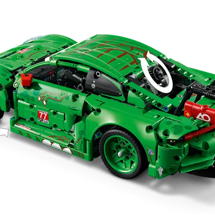 Porsche Motorsport 911 GT3 R Rexy AO Racing Car LEGO Technic
