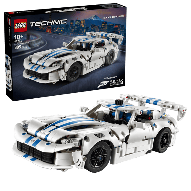 Dodge Viper GTS-R Sports Car LEGO Technic