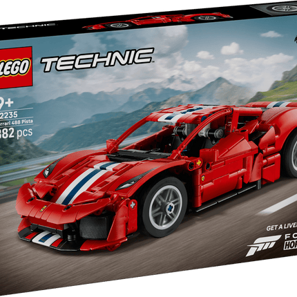 Scuderia Ferrari 488 Pista Car LEGO Technic