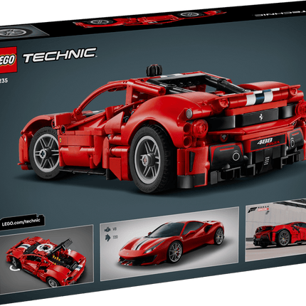 Scuderia Ferrari 488 Pista Car LEGO Technic