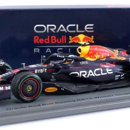 Red Bull Racing F1 Team Spark Model Sergio Perez Singapore GP Winner 1/43 Scale Model Racing Car 2022