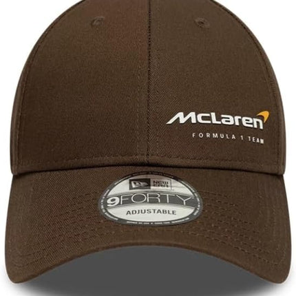 McLaren F1 New Era Essentials Logo Brown Baseball Cap