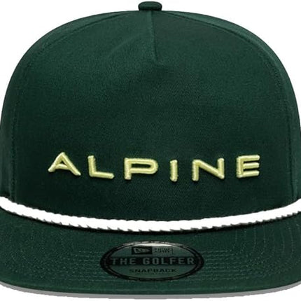 Alpine F1 Team New Era Dark Green Golfer Camper Baseball Cap