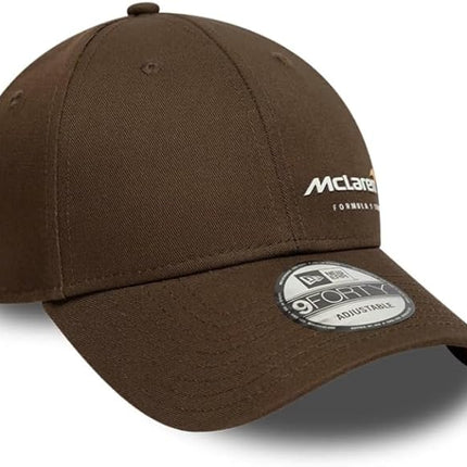 McLaren F1 New Era Essentials Logo Brown Baseball Cap