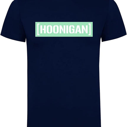 Hoonigan Censor Bar Navy T-Shirt