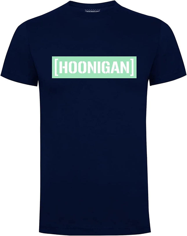 Hoonigan Censor Bar Navy T-Shirt
