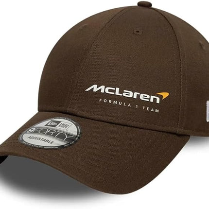 McLaren F1 New Era Essentials Logo Brown Baseball Cap