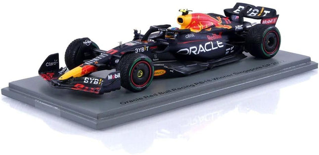 Red Bull Racing F1 Team Spark Model Sergio Perez Singapore GP Winner 1/43 Scale Model Racing Car 2022