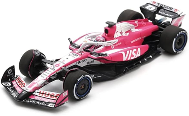 Visa Cash App Racing Bulls F1 Spark Model Isack Hadjar Miami GP 1/43 Scale Racing Car 2025