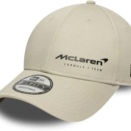 McLaren F1 New Era Essentials Logo Cream Baseball Cap