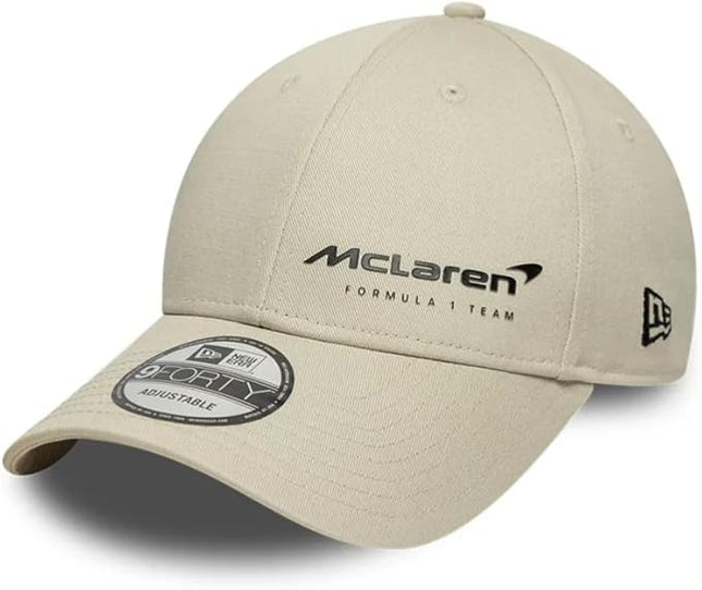 McLaren F1 New Era Essentials Logo Cream Baseball Cap