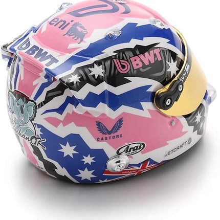 Alpine F1 Team Spark Model Jack Doohan 1/5 Scale Mini Helmet