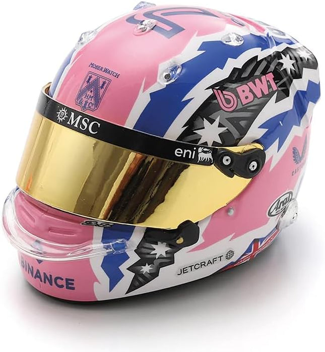 Alpine F1 Team Spark Model Jack Doohan 1/5 Scale Mini Helmet