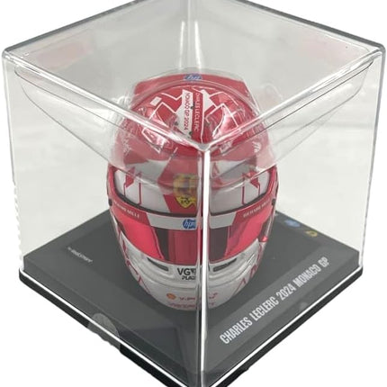 Scuderia Ferrari F1 Official LookSmart Charles Leclerc Monaco Winner 1/5 Scale Mini Helmet 2024