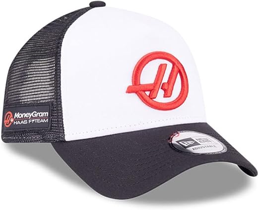 Haas F1 New Era A-Frame Trucker Baseball Cap