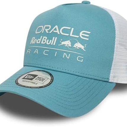 Red Bull Racing New Era Pastel Blue Trucker Baseball Cap