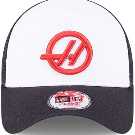 Haas F1 New Era A-Frame Trucker Baseball Cap