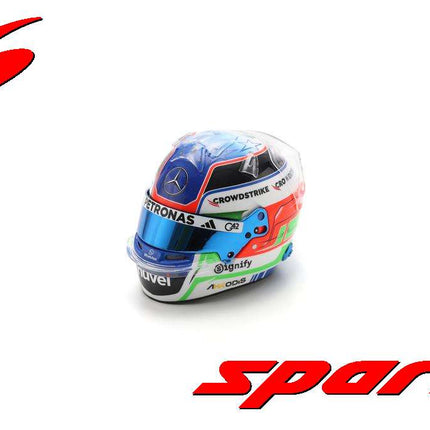 Pre Order Mercedes AMG Petronas F1 Kimi Antonelli 2025 Season Livery 1/5 Scale Mini Helmet