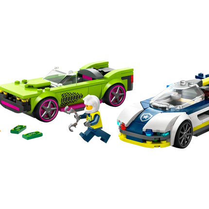 Police Car and Muscle Car Chase X Lego City 60415