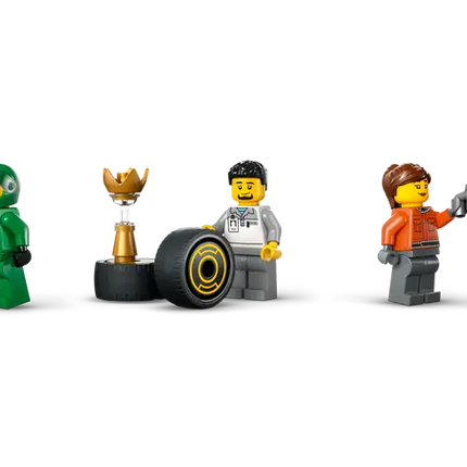 City F1 Truck With RB20 And AMR24 F1 Cars