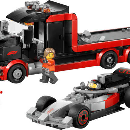 Audi F1 Team Display Truck With Race Car LEGO City