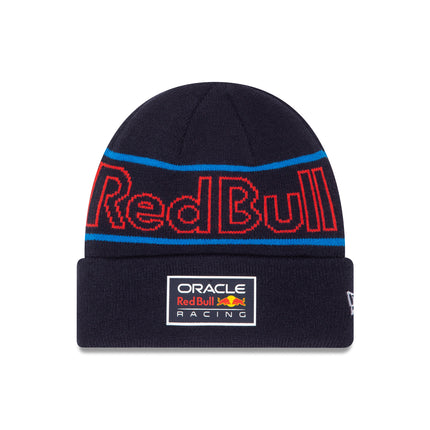 Red Bull Racing F1 New Era Kids Team Beanie Hat 2024