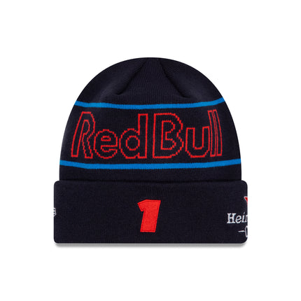 Red Bull Racing F1 New Era Team Max Verstappen Driver Beanie Hat 2024