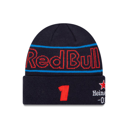 Red Bull Racing F1 New Era Kids Team Max Verstappen Driver Beanie Hat 2024