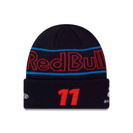 Red Bull Racing F1 New Era Team Sergio Perez Driver Beanie Hat 2024