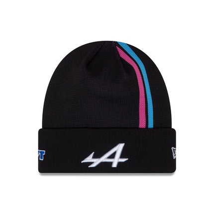 Alpine F1 New Era Team Cuff Knit Beanie Hat 2024