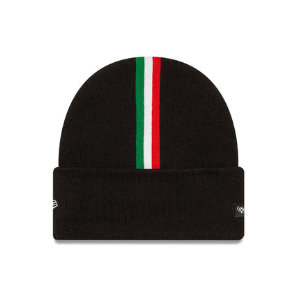 Aprilia Racing New Era Italian Stripe Wide Cuff Knit Beanie Hat