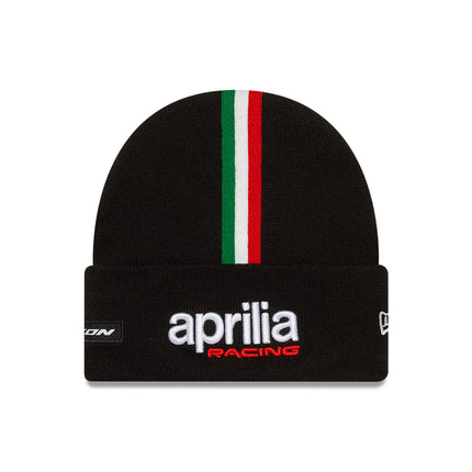 Aprilia Racing New Era Italian Stripe Wide Cuff Knit Beanie Hat