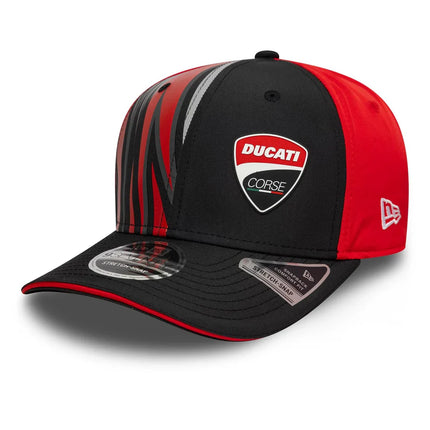 Ducati Corse New Era Logo Print Baseball Cap