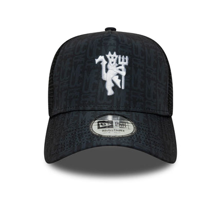 Manchester United New Era All Over Print Trucker Baseball Cap