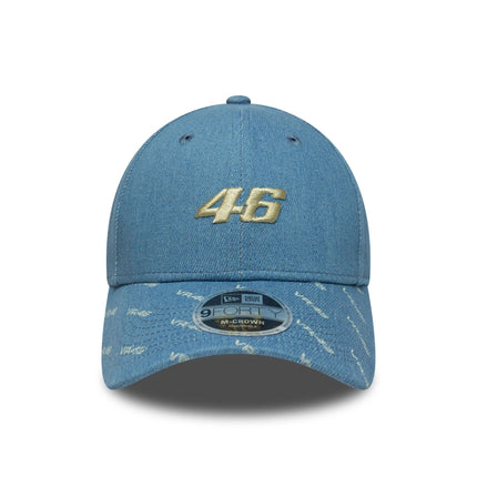 VR46 Valentino Rossi New Era Denim Baseball Cap